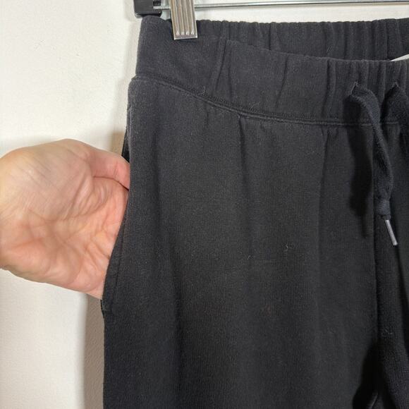 Victoria’s Secret PINK Black White Graphic Logo Print Joggers Sweatpants Pockets - Picture 7 of 9